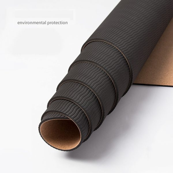 6mm Cork TPE Yoga Mat 183*61 cm Printed Non-slip Mat Home Fitness Pad Gymnastics Pilates Training Sport Beginners - Image 5