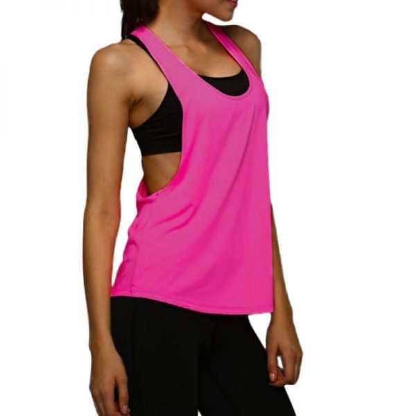 Female Sport Top Jersey Woman T-shirt Crop Top Yoga Gym Fitness Sport Sleeveless Vest Singlet Running Training Clothes for Women - Image 2