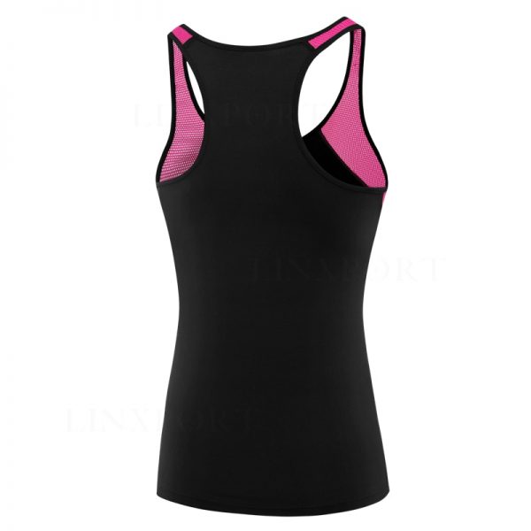 Female Sport Tops Sleeveless Yoga Shirt Exercise Workout Sports T-Shirts Women Running Singlets Sexy Gym Clothing Running Tights - Image 3