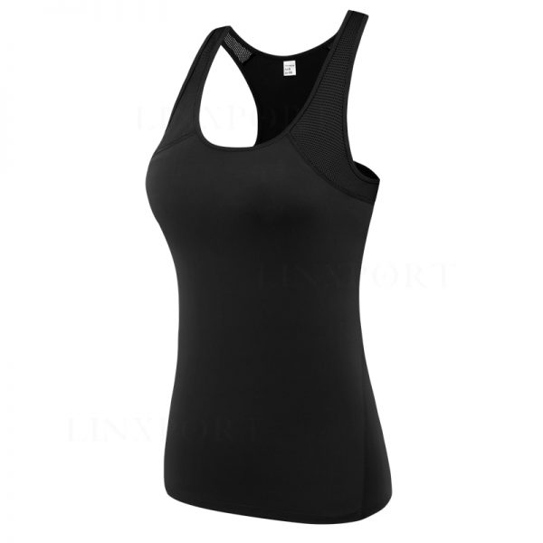 Female Sport Tops Sleeveless Yoga Shirt Exercise Workout Sports T-Shirts Women Running Singlets Sexy Gym Clothing Running Tights - Image 4