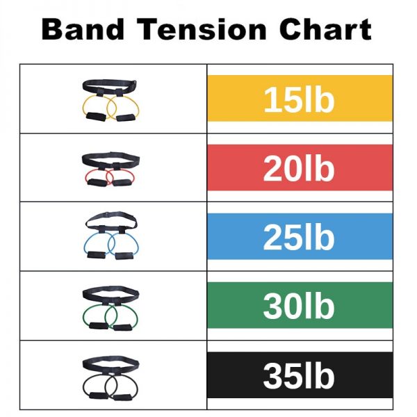 Fitness Booty Bands Set Resistance Bands for Butt Legs Muscle Training Adjust Waist Belt Elastic Bands Pedal Exerciser Workout - Image 2