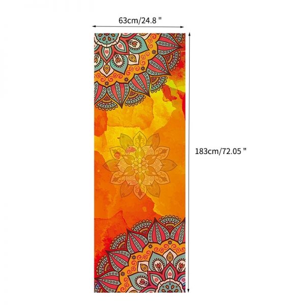 Hot Sale Yoga Blankets Printed Yoga Mat Towels Pilates Blankets AbsorbSweat Gym Fitness Portable Yoga Mat Covers Size 183x68cm - Image 5