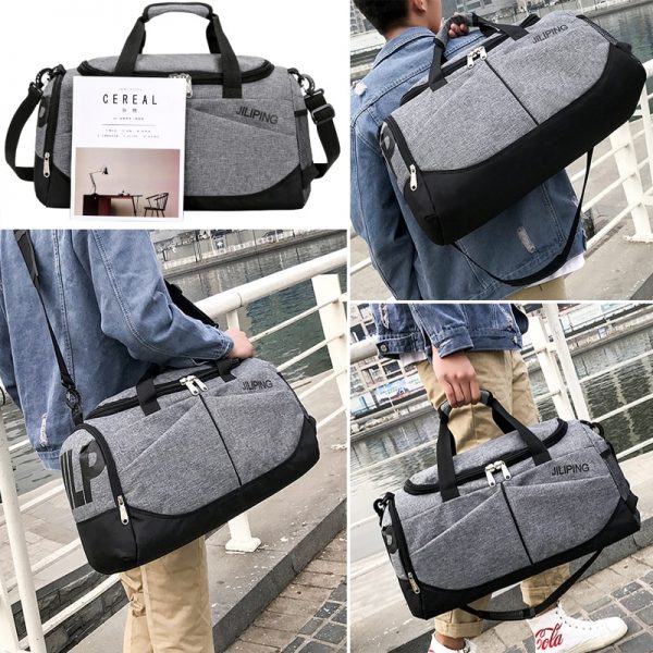 Hot Waterproof Men's Sports Gym Bag Women Travel Handbag Large Outdoor Tote Luggage Yoga For Fitness Shoulder Duffle Bags - Image 6