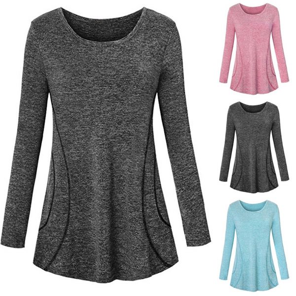 Long sleeve Yoga Top sport top Sports Tops Gym Women Fitness T Shirt Gym Tops Sport Wear Deporte Mujer Sport Shirt Women