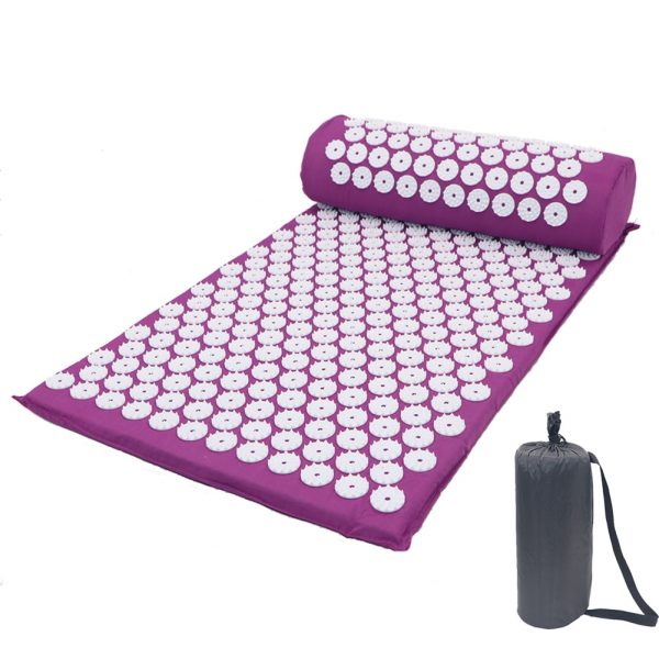 Massager Cushion Massage Yoga Mat Acupressure Relieve Stress Back Body Pain Spike Acupuncture Mat with Pillow - Image 3