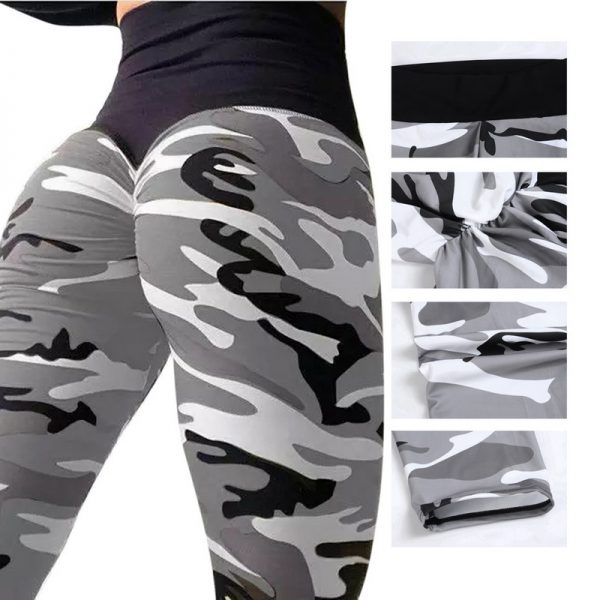 SIFT Summer Women Yoga Pants Elastic Sport Camouflage Leggings 3D Print Thin Fleece Slim Quick Dry Trouser Skinny Gym - Image 5