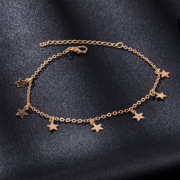 Star Pendant Anklet Foot Chain Summer Yoga Beach Leg Bracelet Charm Anklets Jewelry Gift - Image 5