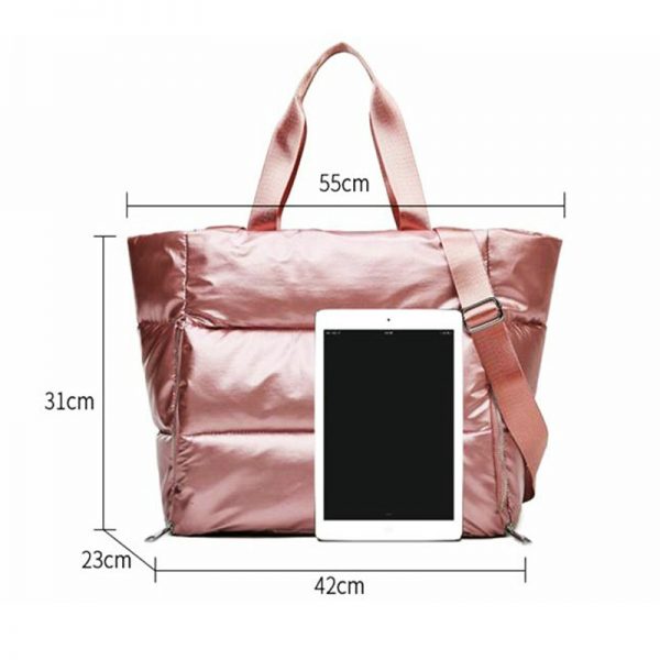 Yoga Mat Bags For Women New Style Nylon Sport Bag Girl Waterproof Fitness Bag Large Capacity Trave Luggage Storage Tote Bags - Image 3