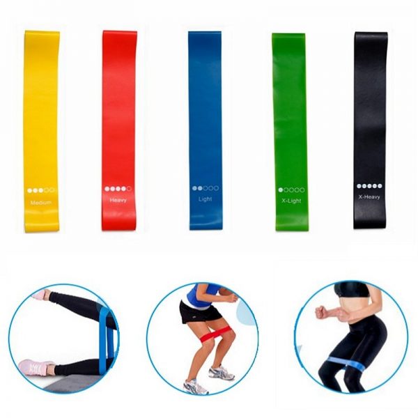 Yoga Resistance Rubber Bands Indoor Outdoor Fitness Equipment 0.35mm-1.1mm Pilates Sport Training Workout Elastic Bands - Image 5